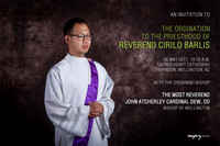 Ordination of Fr Cirilo Barlis Invitation 2017